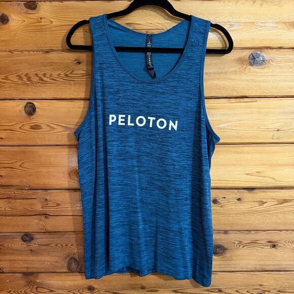 Lululemon Peloton Blue Tank Top Mens Size Large - Picture 1 of 5